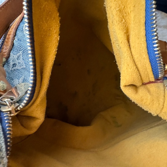 Louis Vuitton | Blue Monogram Denim Baggy GM | Vintage Rare - Picture 6 of 12